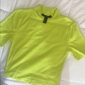 Neon green top